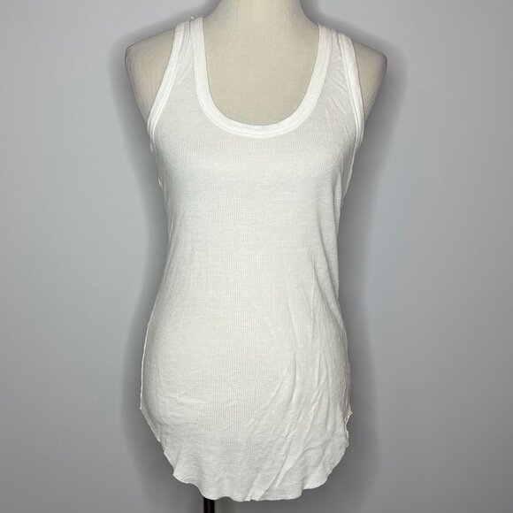 Treasure & Bond- White RIbbed Tank Top - Picture 1 of 4